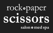 Rock Paper Scissors Salon & Med Spa Logo